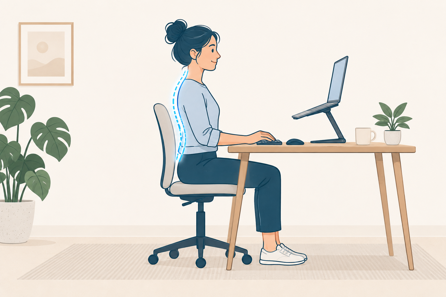 Exercise pacing: desk-based pain physiotherapy, delivered online